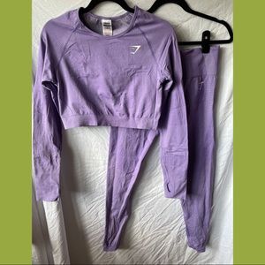 Gymshark matching leggings and top